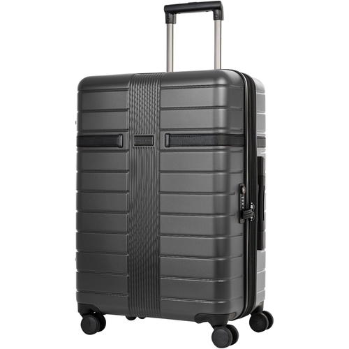 Bugatti - Hamburg 25 Expandable Spinner Suitcase - Charcoal was $169.99 now $101.99 (40.0% off)