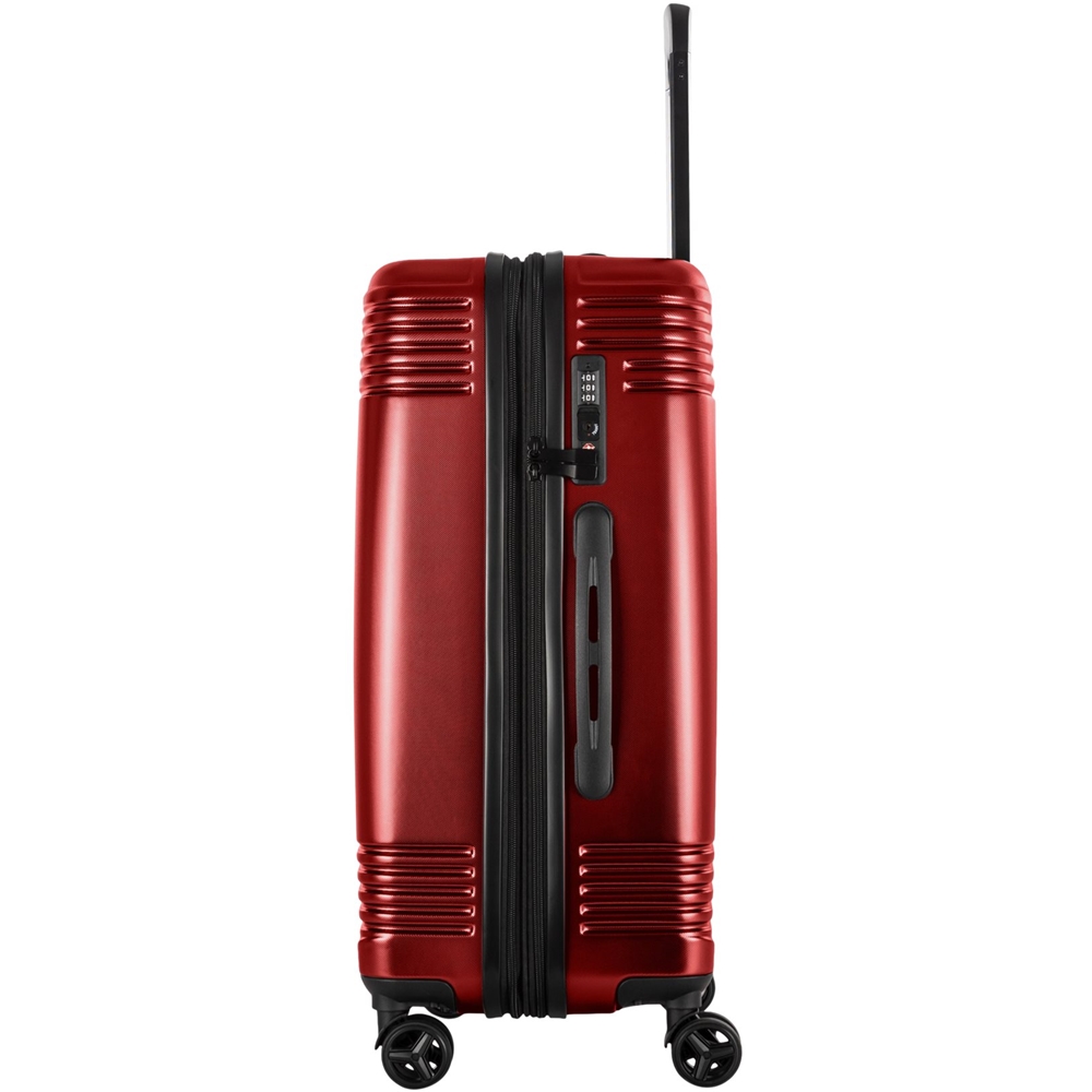 Angle View: TUMI - 19 Degree International 22" Expandable 4 Wheeled Spinner Suitcase - Black