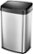 Angle Zoom. Insignia™ - 13 Gal. Automatic Trash Can - Stainless Steel.