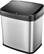 Angle. Insignia™ - 8 Gal. Automatic Trash Can - Stainless steel.