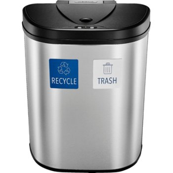 Insignia Stainless Steel 18 Gal. Automatic Trash Can