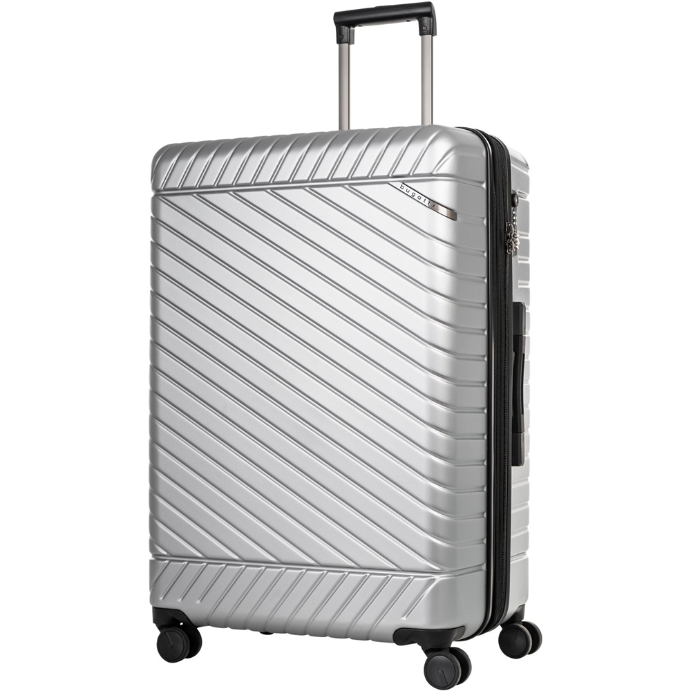 Bugatti - Moscow 27" Expandable Spinner Suitcase - Silver