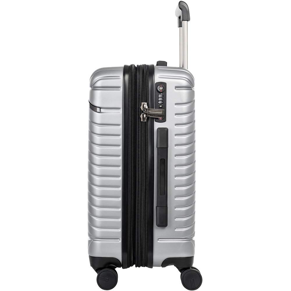 Angle View: TUMI - Merge Extended Trip Expandable 4 Wheeled Packing Case - Blue
