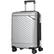 Front. Bugatti - Moscow 22" Expandable Spinner Suitcase - Silver.