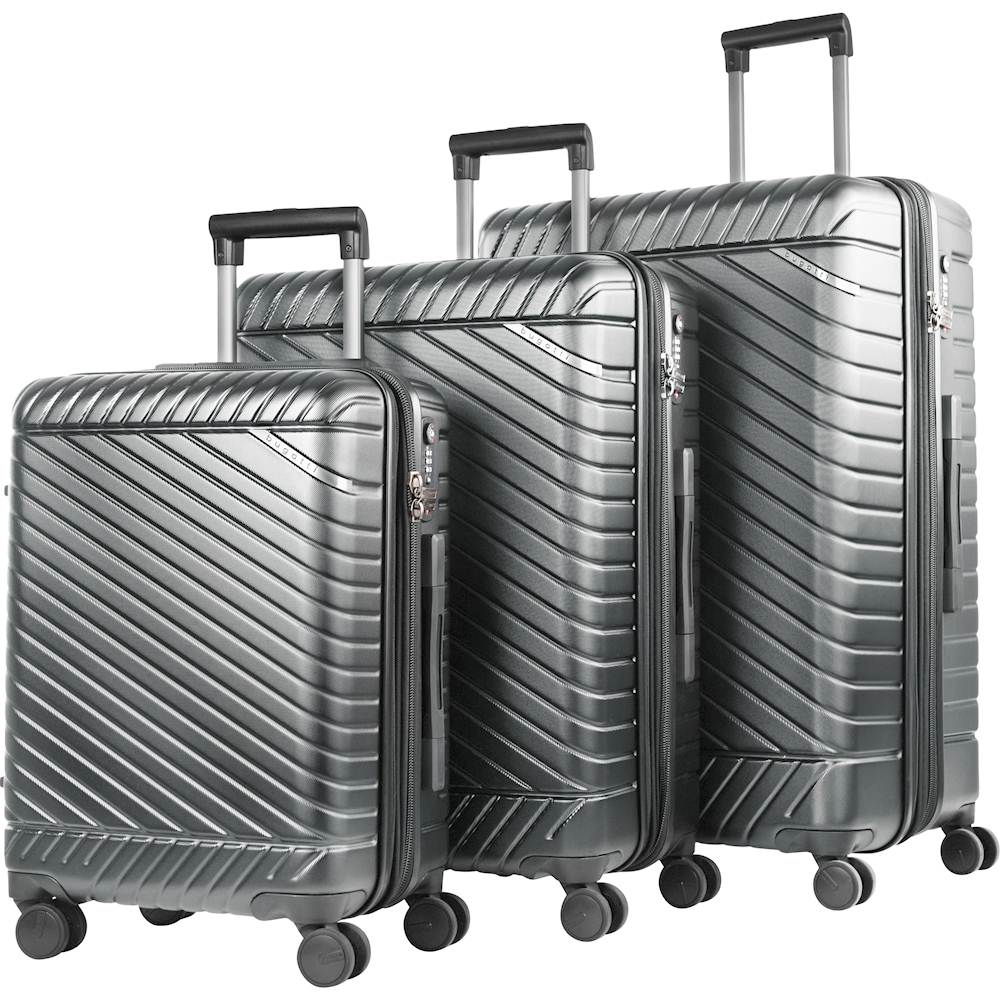 Bugatti - Moscow Spinner Suitcase Set (3-Piece) - Silver