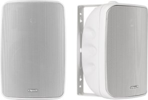 Klipsch - KIO-650 Indoor/Outdoor All-Weather Speakers (pair) - White - Front_Zoom