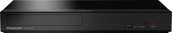 Front Zoom. Panasonic - 4K Ultra HD Dolby Atmos Audio DVD/CD/3D Blu-Ray Player - Black.