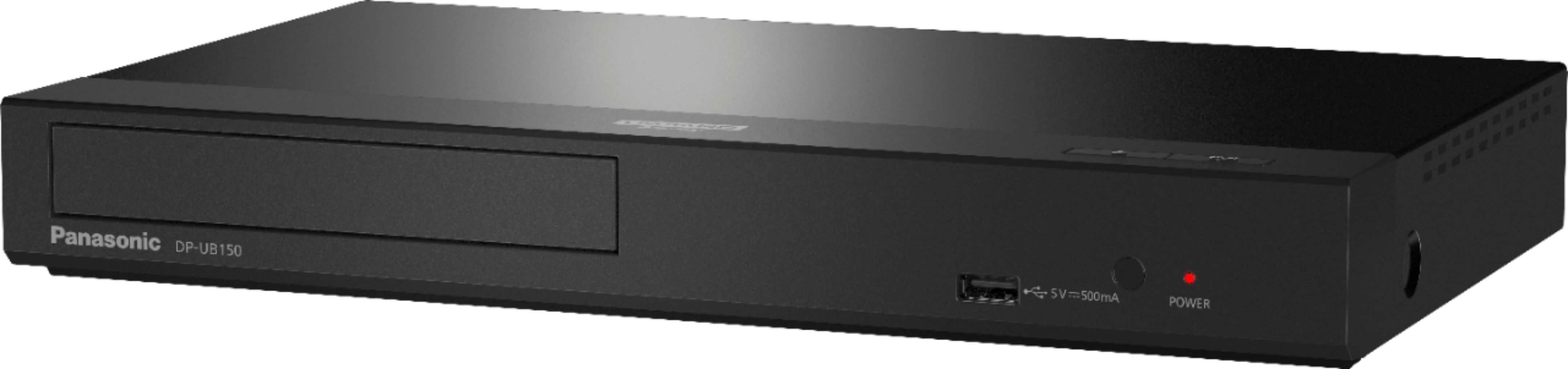 Left View: Sony - Streaming Blu-ray Disc player with Built-In Wi-Fi and HDMI cable - Black