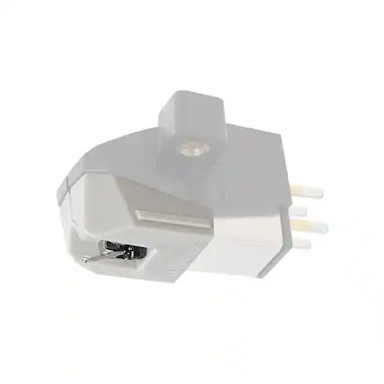 Front. Audio-Technica - Audio Technica AT-VMN95SP Replacement Stylus - Gray.