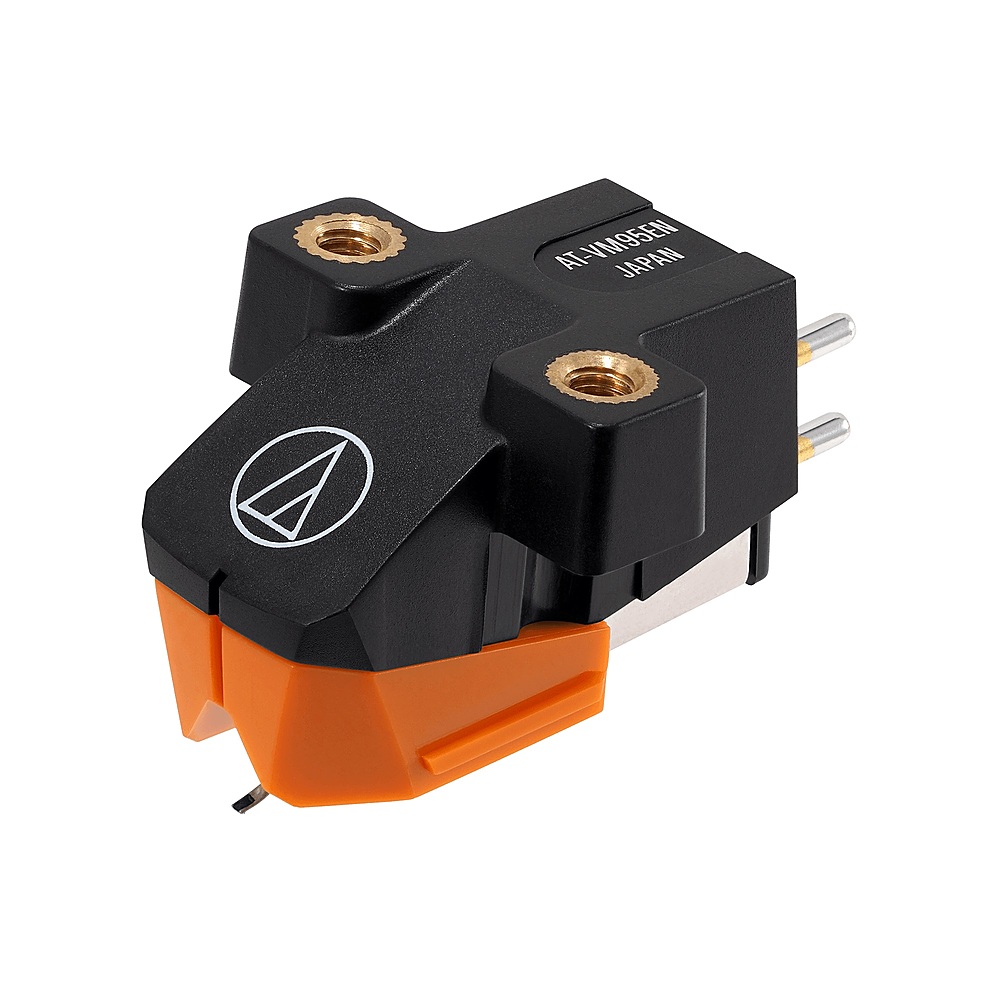 Left View: Audio-Technica - Audio Technica AT-VM95EN Dual Moving Magnet Cartridge - Orange