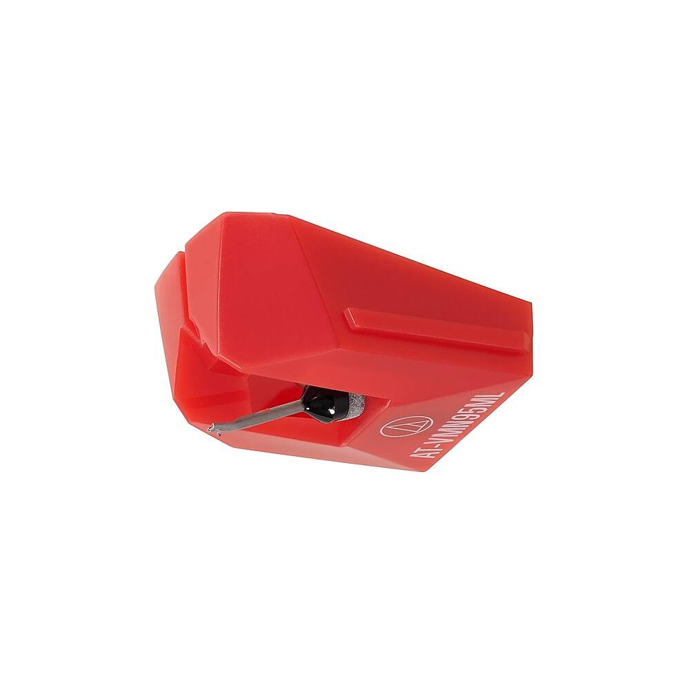 Angle. Audio-Technica - Audio Technica AT-VMN95ML Replacement Stylus - Red.