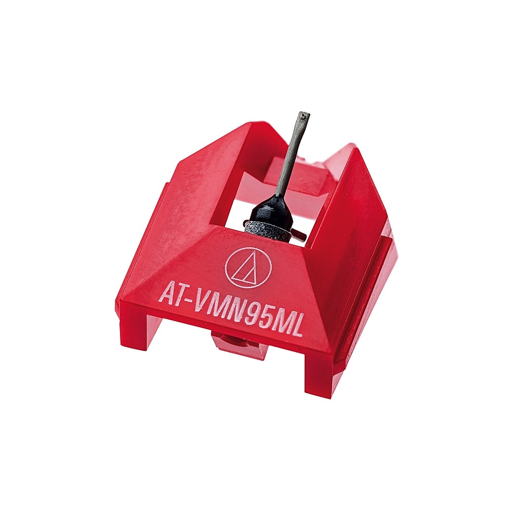 Left. Audio-Technica - Audio Technica AT-VMN95ML Replacement Stylus - Red.