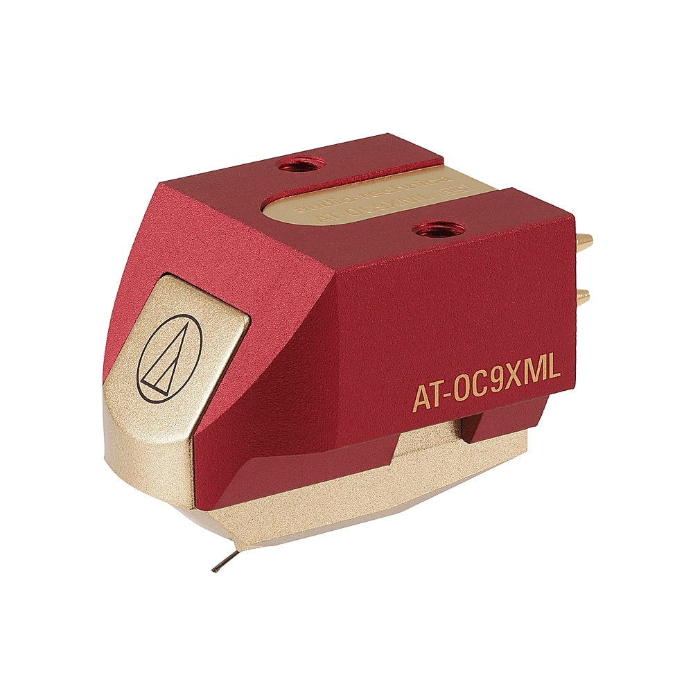 Angle View: Audio-Technica - Audio Technica ATOC9XML Dual Moving Coil Cartridge - Red