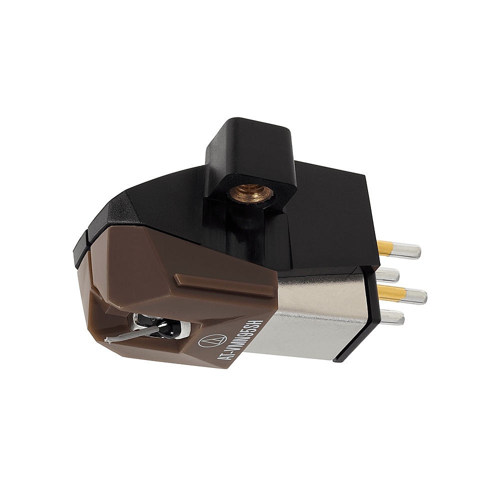 Angle View: Audio-Technica - Audio Technica AT-VM95SH Dual Moving Magnet Cartridge - Brown