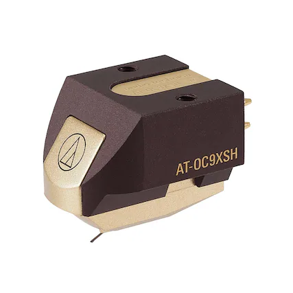 Front. Audio-Technica - Audio Technica ATOC9XSH Dual Moving Coil Cartridge - Brown.