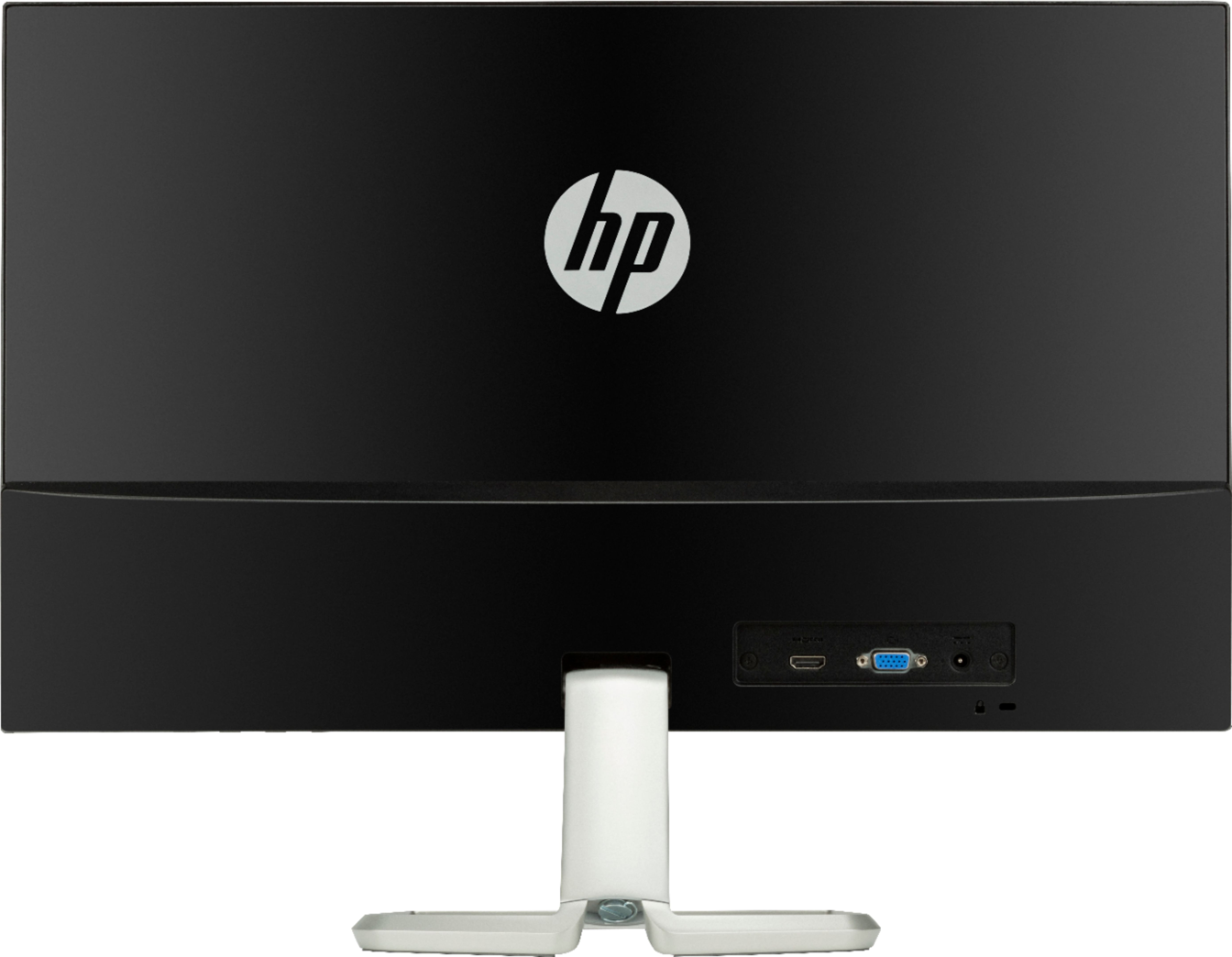 Back View: HP - Geek Squad Certified Refurbished 23.8" IPS LED FHD FreeSync Monitor - Natural Silver