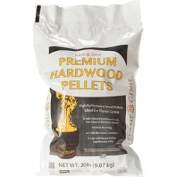 Flame Genie - Wood Pellets - White - Front_Zoom