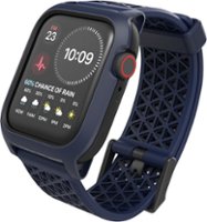 Catalyst - Band and Protective Case for Apple Watch® 44mm - Navy - Angle_Zoom