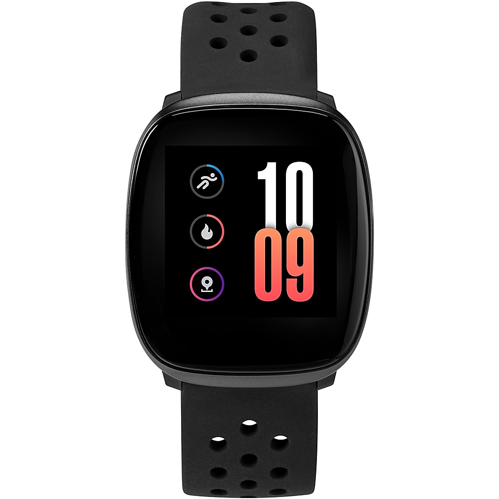 Angle View: iConnect by Timex - Iconnect Smartwatch 36mm Metal - Black