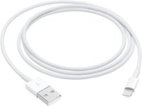 Apple - 3.3 Foot Lightning to USB Cable - White - Front_Zoom