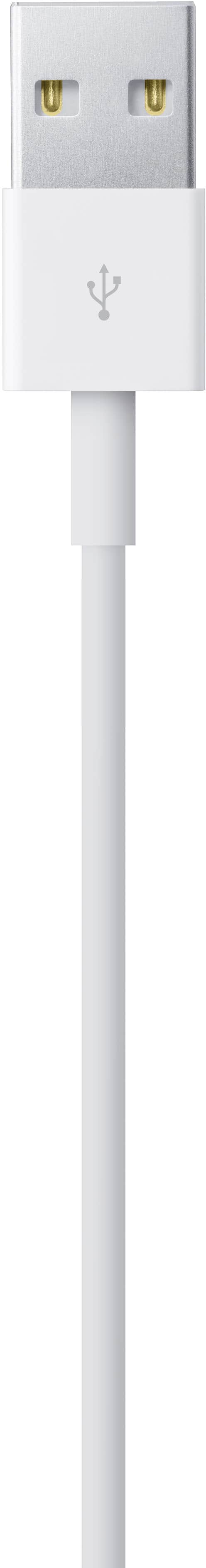 Alt View 13. Apple - 3.3 Foot Lightning to USB Cable - White.