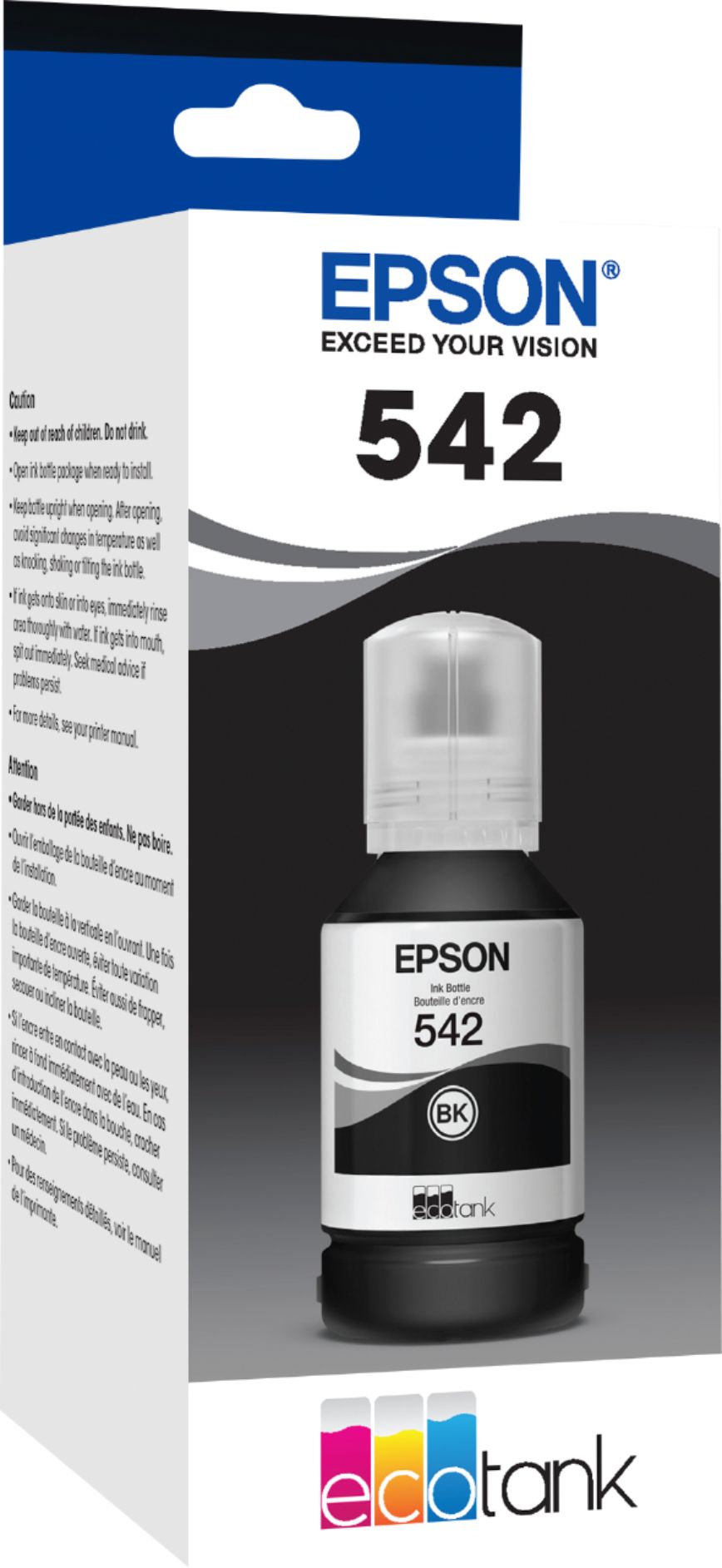 Epson 542 XL High-Yield Ink Cartridge Black T542 BLK INK BOTTLE