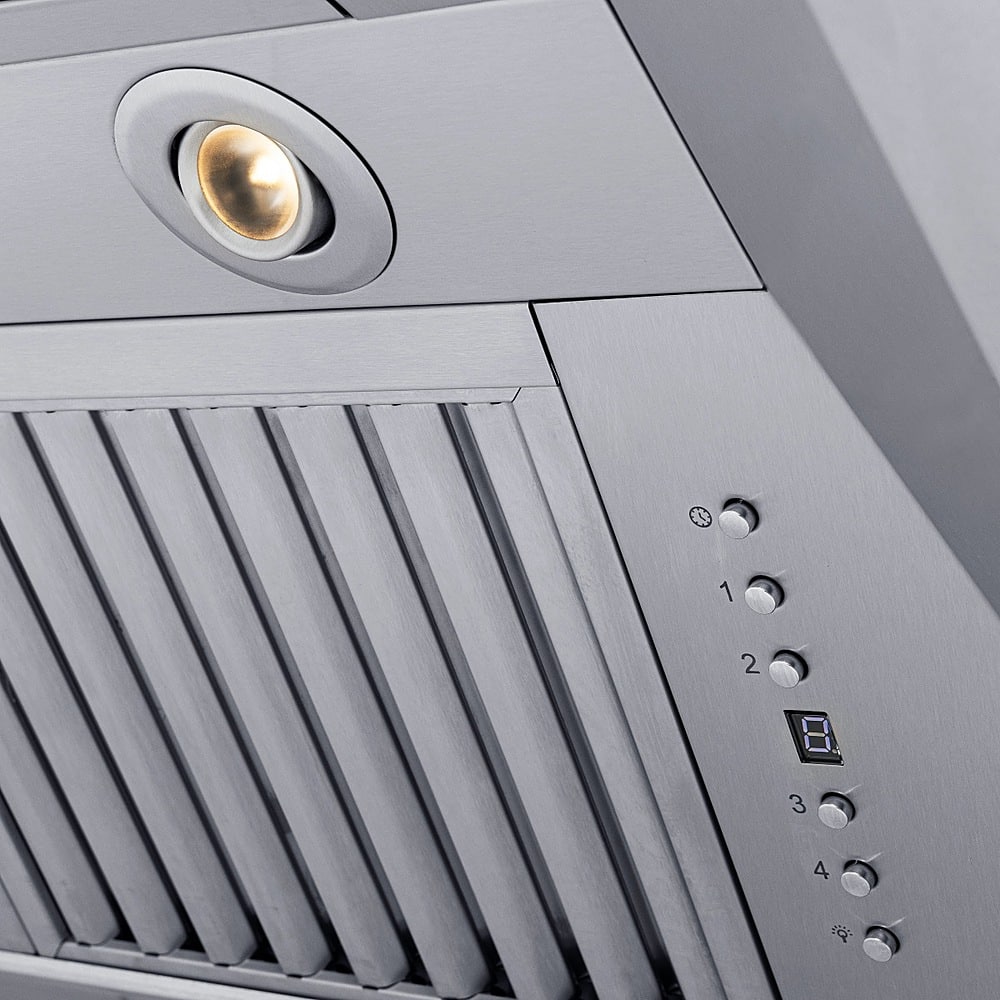 ZLINE 30 inches Externally Vented & Convertible Wall Range Hood Silver