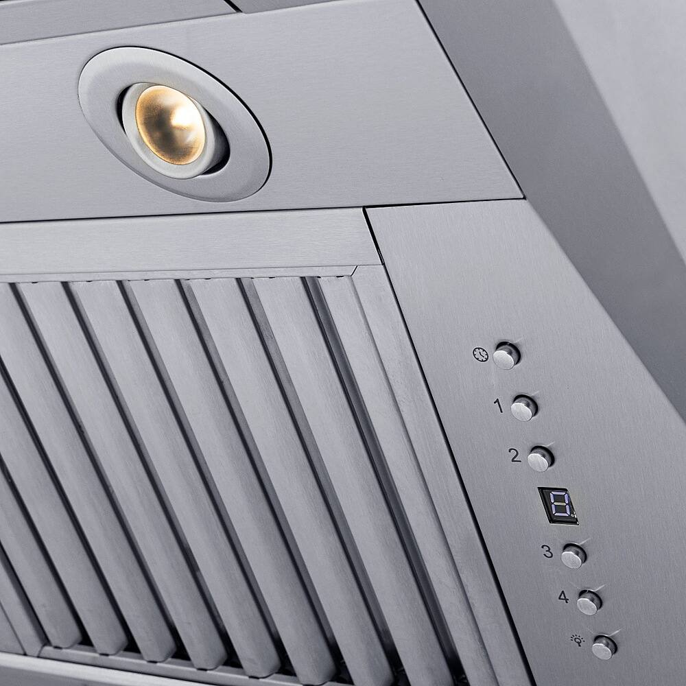 Alt View 15. ZLINE - 30" Fingerprint Resistant Stainless Steel Convertible Vent Under Cabinet Range Hood (8685S-30) - Silver.