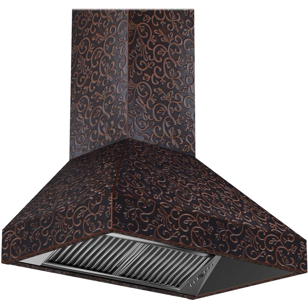 Best Buy ZLINE Designer Copper 36" Externally Vented Range Hood Black