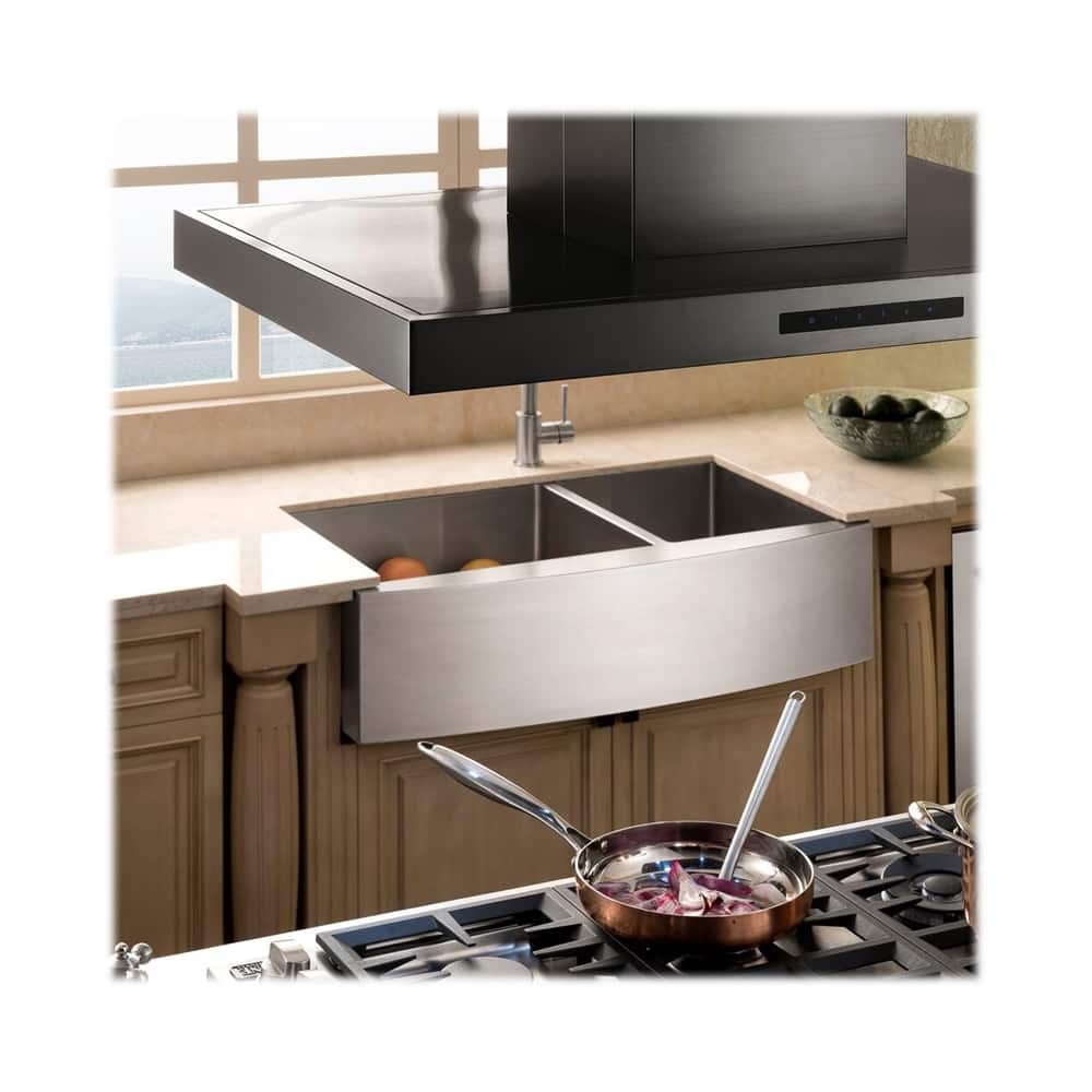 Alt View 13. ZLINE - 36" Externally Vented Range Hood - Stainless steel.