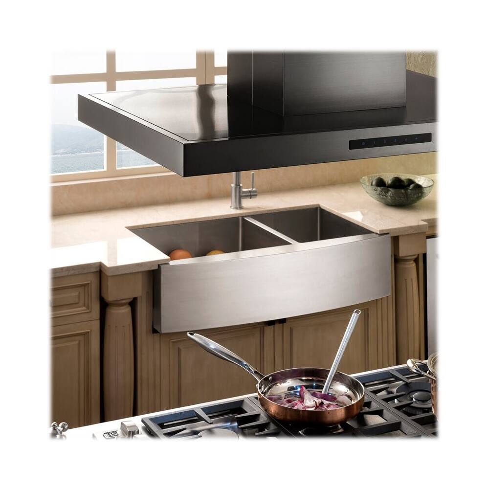 Alt View 13. ZLINE - 36" Externally Vented Range Hood - Stainless steel.