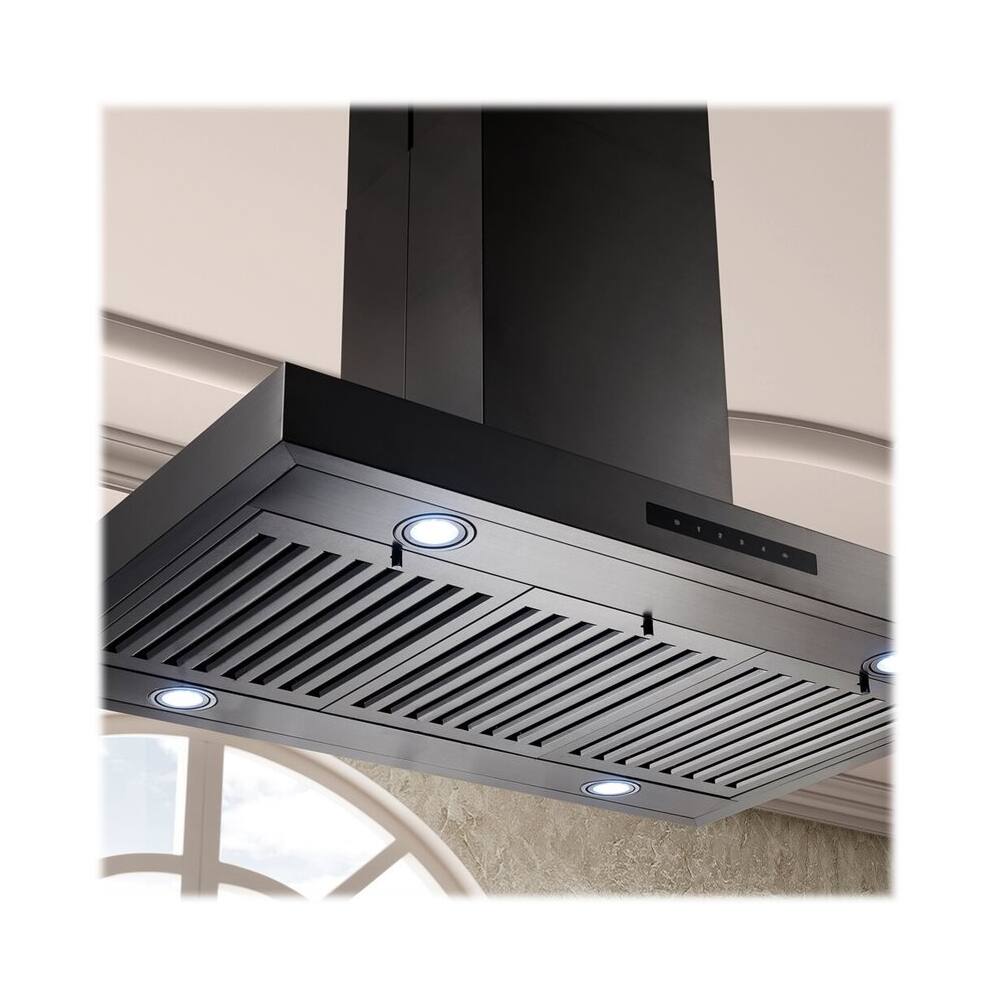 Alt View 14. ZLINE - 36" Externally Vented Range Hood - Stainless steel.