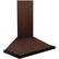 Left. ZLINE - Designer Copper 30" Externally Vented Range Hood - Baked Embossed Copper.