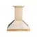 Front. ZLINE - Designer Wood 30" Externally Vented Range Hood.