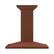 Front. ZLINE - Designer Copper 30" Externally Vented Range Hood - Baked Copper.