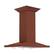 Alt View 12. ZLINE - Designer Copper 30" Externally Vented Range Hood - Baked Copper.