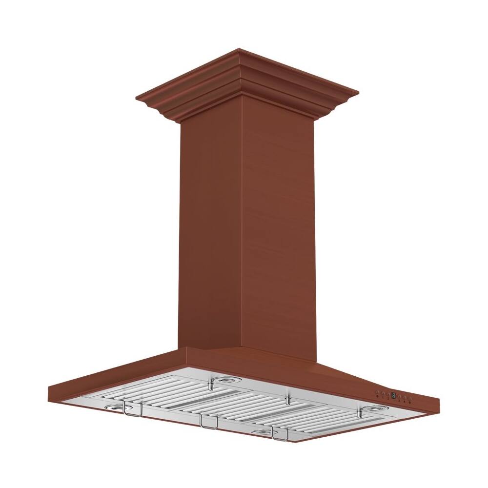 Best Buy ZLINE Designer Copper 30" Externally Vented Range Hood Baked