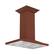 Alt View 13. ZLINE - Designer Copper 30" Externally Vented Range Hood - Baked Copper.
