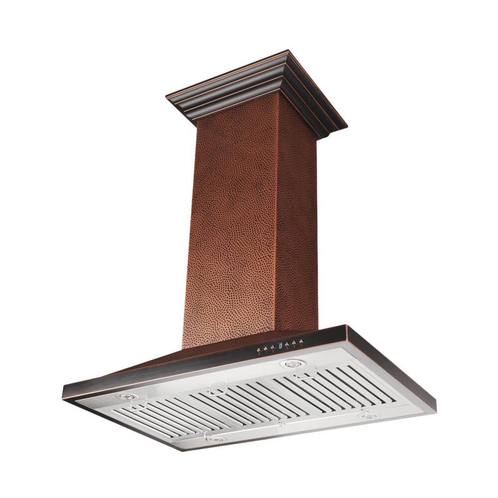 Alt View 11. ZLINE - Designer Copper 36" Externally Vented Range Hood - Stainless Steel.