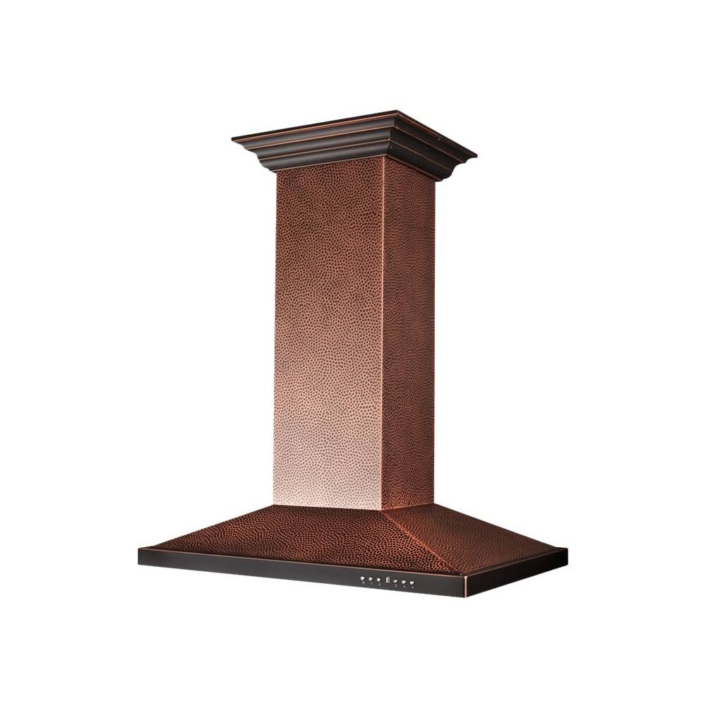 Alt View 12. ZLINE - Designer Copper 36" Externally Vented Range Hood - Stainless Steel.