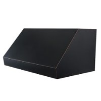 ZLINE - 36" Externally Vented Range Hood - Black/Oil-Rubbed Bronze with Copper Accents - Front_Zoom