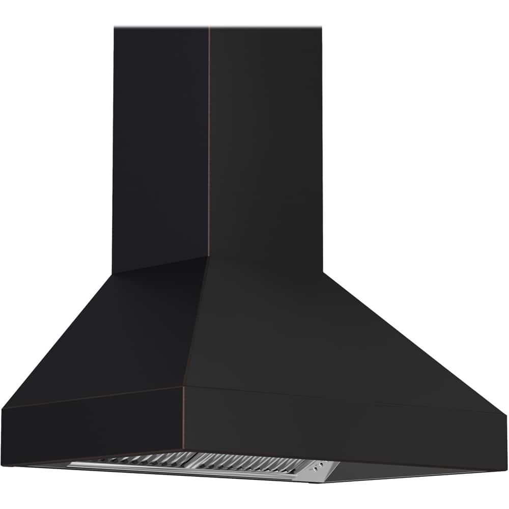 Black and deals copper cooker hood