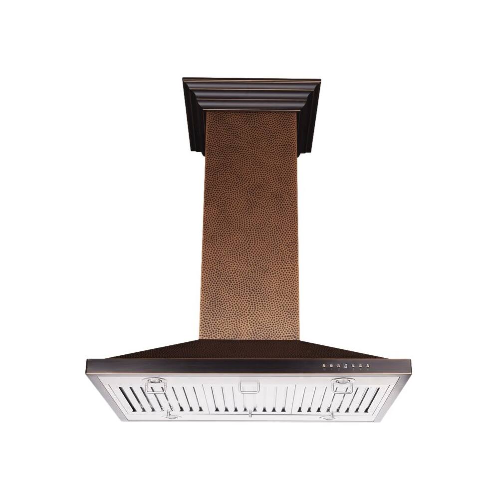 Alt View 12. ZLINE - Designer Copper 30" Externally Vented Range Hood - Stainless Steel.