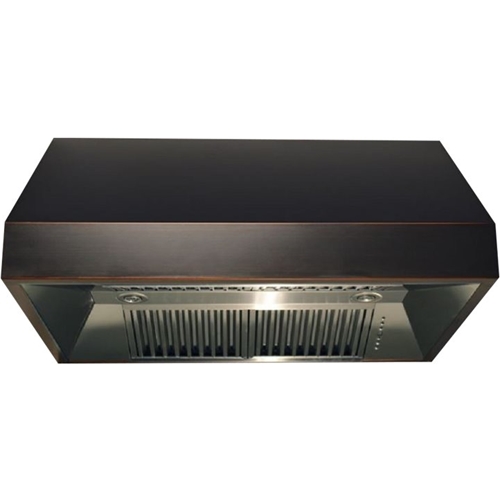 ZLINE - 30" Externally Vented Range Hood - Black/Oil-Rubbed Bronze With Copper Accents