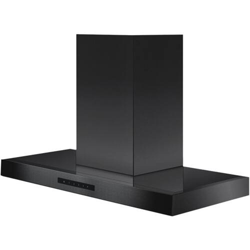 Alt View 14. ZLINE - 36" Externally Vented Range Hood - Black stainless steel.