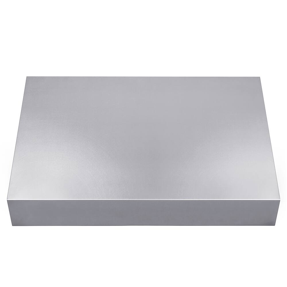 Angle. ZLINE - 36" Fingerprint Resistant Stainless Steel Convertible Vent Under Cabinet Range Hood (8685S-36) - Silver.