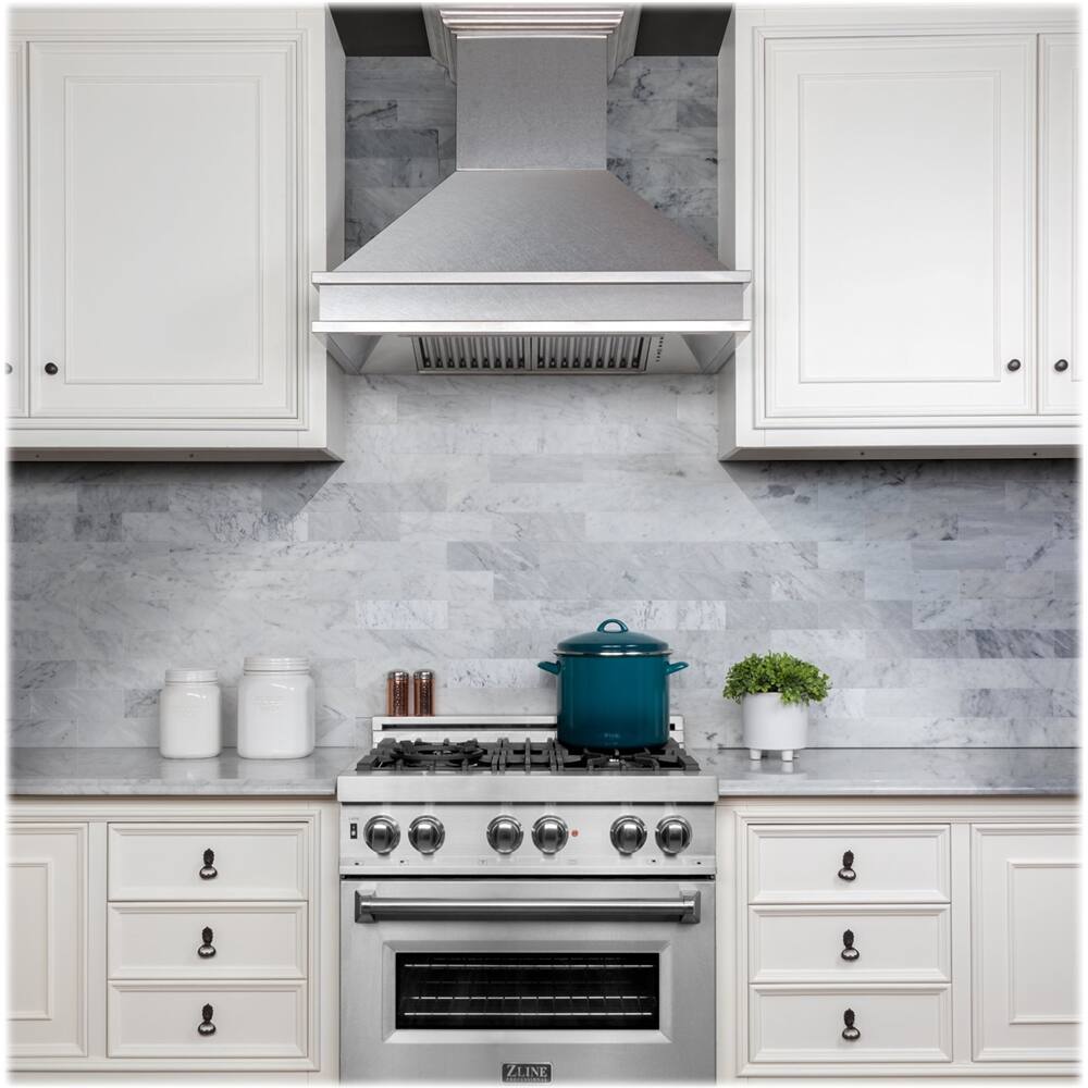 Alt View 16. ZLINE - 36" Fingerprint Resistant Stainless Steel Convertible Vent Under Cabinet Range Hood (8685S-36) - Silver.