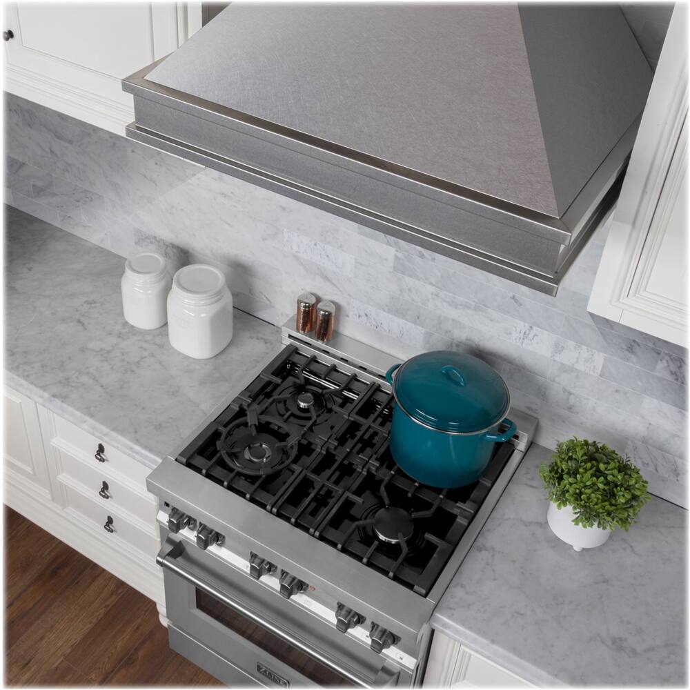Alt View 18. ZLINE - 36" Fingerprint Resistant Stainless Steel Convertible Vent Under Cabinet Range Hood (8685S-36) - Silver.