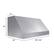 Alt View 13. ZLINE - 36" Fingerprint Resistant Stainless Steel Convertible Vent Under Cabinet Range Hood (8685S-36) - Silver.