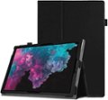 Alt View Zoom 11. SaharaCase - Folio Case for Microsoft Surface Pro 6, Pro 7 and Pro 7+ - Black.